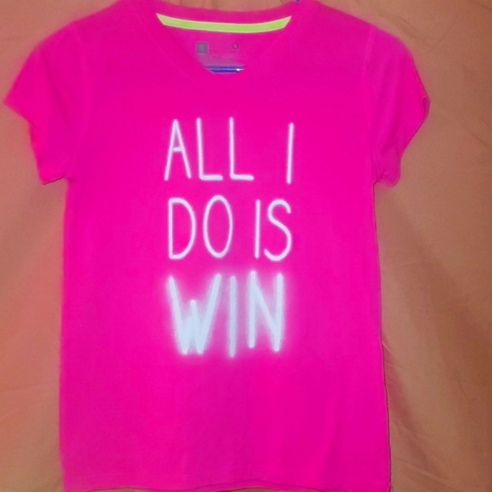 Girls all I do is win tee